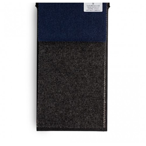 Exmoor Overcoating Charcoal Twill